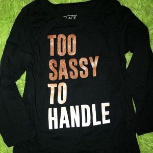 “Too Sassy” Girls’ Long Sleeve